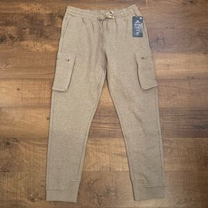 Cory Vines NWT Heavy Weight Cargo Joggers Cotton Athleisure Loungewear Men’s M